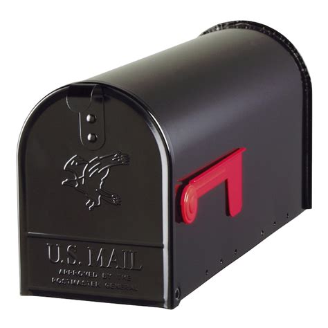 black metal mail boxes|standard black metal mailbox.